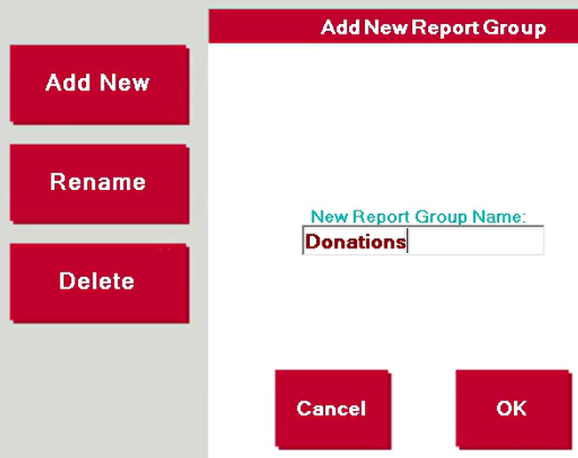 adding donations report group.png